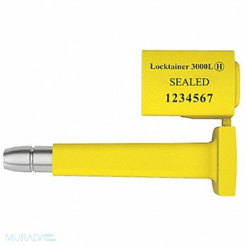 UNIVERSEAL Bolt Seals Yellow Plastic PK50, 48RC27