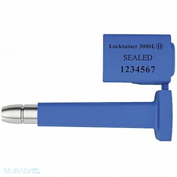 UNIVERSEAL Bolt Seals Blue Plastic PK50, 48RC29