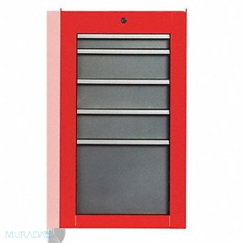 PROTO High Gloss Red Heavy Duty Side Cabinet, 48VA44