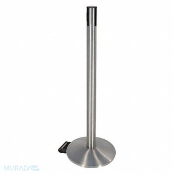 RETRACTA-BELT Belt Barrier Receiver Post (2) Wheels, 48VT06