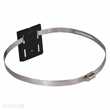 VISIONTRON Wall Mount Plate Black 10 in L, 48YG09