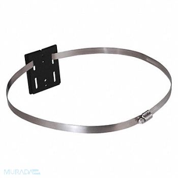 VISIONTRON Wall Mount Plate Black 12 in L, 48YG11