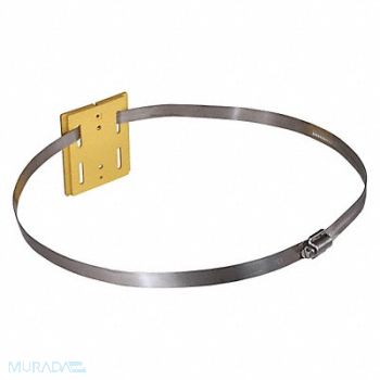 VISIONTRON Wall Mount Plate Yellow 12 in L, 48YG12