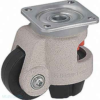 GRAINGER APPROVED Leveling Plate Caster Swivel 395 lb., 490V14