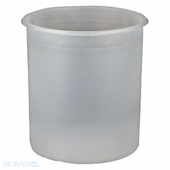 GRAINGER APPROVED Pail Liner Natural 5 gal HDPE PK100, 490Z08