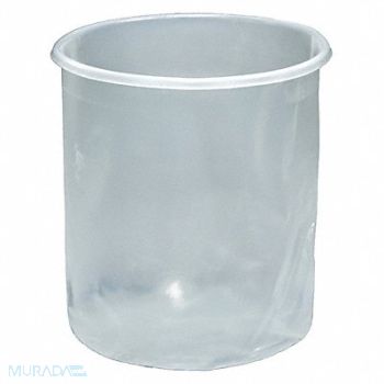 GRAINGER APPROVED Pail Liner Natural 5 gal LDPE PK100, 490Z14