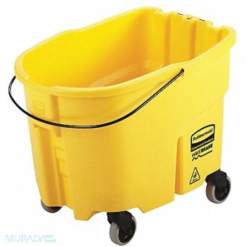 RUBBERMAID COMMERCIAL PRODUCTS Mop Bucket Yellow 8 3/4 gal, 493H10