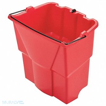 RUBBERMAID COMMERCIAL PRODUCTS Dirty Water Bucket Red 4 1/2 gal, 493H18