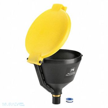 PIG Drum Funnel Yellow Polyethylene NPT, 493W72