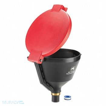 PIG Drum Funnel Red Polyethylene Buttress, 493W76