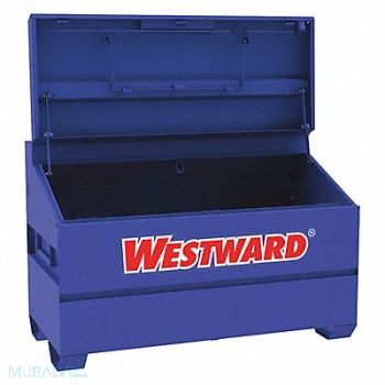WESTWARD Slope-Lid Jobsite Box 40 in Blue, 499N11