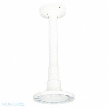 SPECO TECHNOLOGIES Camera Pendant Mount Ceiling White, 49AZ06