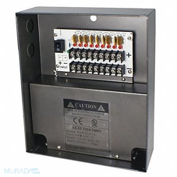 SPECO TECHNOLOGIES Camera Power Supply 8-1/2 in H UL Listed, 49AZ69