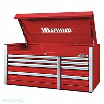 WESTWARD Red Industrial Premium Duty Top Chest, 49NR86