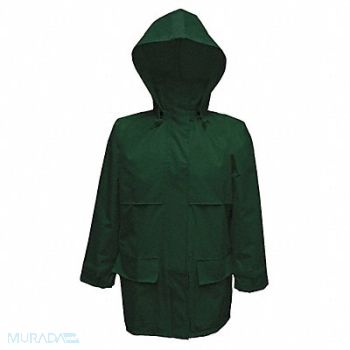 VIKING H7525 Rain Jacket with Hood Green M, 49P616