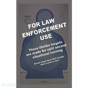 ACTION TARGET FLETC Modified LTR-II Target PK100, 49U465