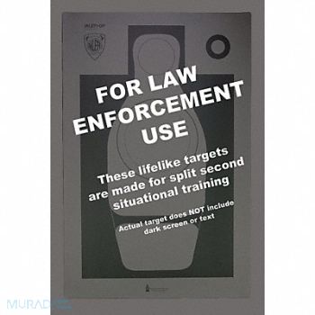 ACTION TARGET IALEFI Silhouette Target PK100, 49U467