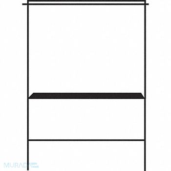 HY-KO PRODUCTS Sign Frame 40 in Maximum Mast H PK5, 52ZW59