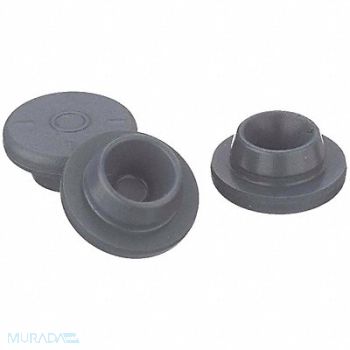 WHEATON Straight Plug Stopper Gray PK1000, 49WG03