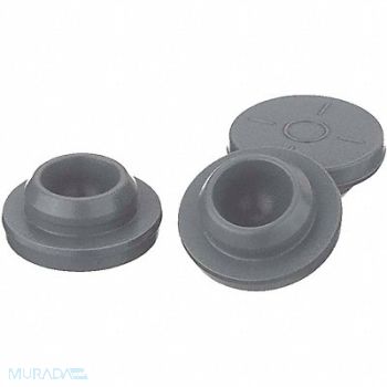 WHEATON Straight Plug Stopper Gray PK1000, 49WG04