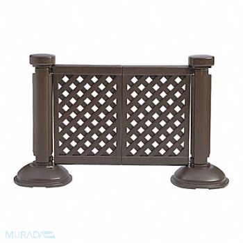 GROSFILLEX Fence Panel Brown 38-1/2 x 46-1/2, 49XM87