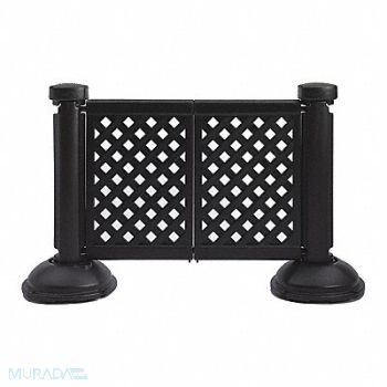 GROSFILLEX Fence Panel Black 38-1/2 x 46-1/2, 49XM86