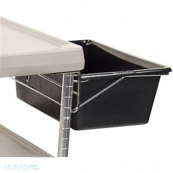 METRO Utility Bin 25 lb ABS Thermoplastic, 49Y715