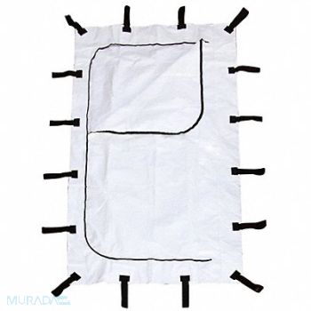 CLASSIC PLASTICS CORP Body Bag 98 L x 54 W White PK5, 49ZC75