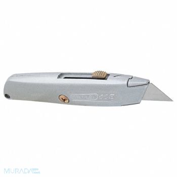 STANLEY Utility KnifeGray, Carbon Steel Utility Knife, 6" Overall Length, 4A803