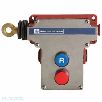 TELEMECANIQUE SENSORS Cable Pull Switch Left 2NO+2NC 24/120VAC, 4B785