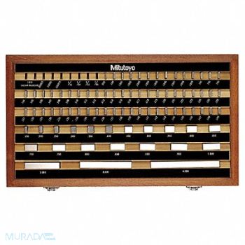 MITUTOYO Gage Block Set ASME 0 0.050-4 81Pc, 4CGW6