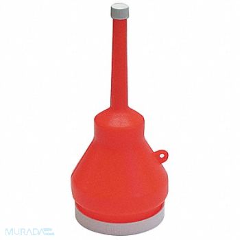 FUNNEL KING Capped Funnel 1 pt. 1/2 Dia Spout, 4CUL7