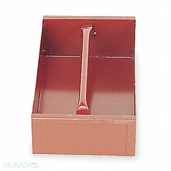 CRESCENT JOBOX Brown Tote Tray 8 in W, 4EA10