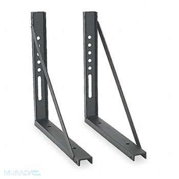 CRESCENT JOBOX Mounting Bracket 18 in W Steel Black PR, 4EA12