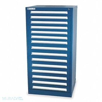 VIDMAR ModDrwrCab 59 x30 x28 Dark Blue 15Drwr, 4GE48