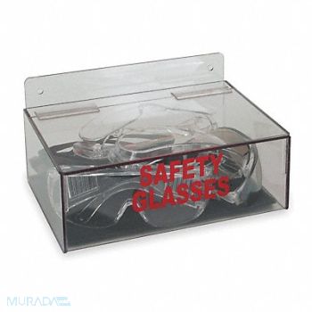 GRAINGER APPROVED Prot Eyewear Disp Tray Clr PETG Wall Mtg, 4GMR6