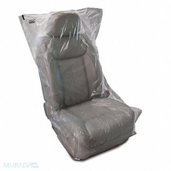 SLIP-N-GRIP Seat Cover Roll Plastic PK500, 4GYU8