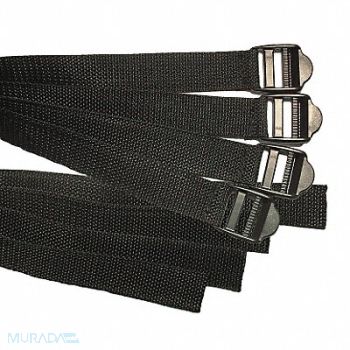 IMPACTO Replacement Strap 24 L x 1 W Black PK4, 4HCR7