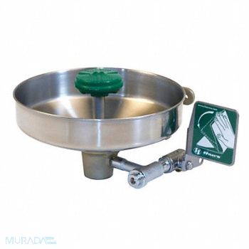 HAWS Eye/Face Wash Station w/Trap Wall SS, 4HRW8