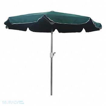 GRAINGER APPROVED E5620 Outdoor Umbrella Round Green, 4HUW5