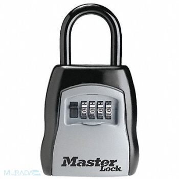 MASTER LOCK Lock Box Padlock 5 Keys, 4HY62