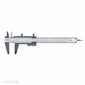 WESTWARD Vernier Caliper 0-6 In 1.6 In D, 4KU77