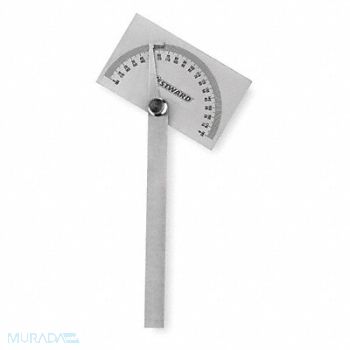 WESTWARD Manual-Reading Protractor, 4KU93