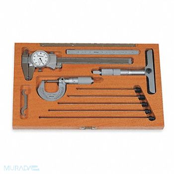 MITUTOYO Precision Meas.Tool Kit Digital Caliper, 4LB17