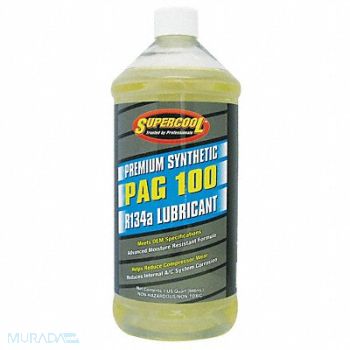 SUPERCOOL A/C Comp PAG Lube 32 Oz Flash Point 450F, 4LTT3