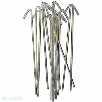 GRAINGER APPROVED Chain Link Ties Aluminum 8-1/4 InH PK100, 4LVH6