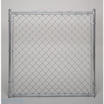 GRAINGER APPROVED Chain Link Walk Gate 9 ga 48 W x 72 In H, 4LVN2