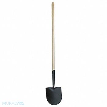 WESTWARD Round Point Shovel 48 In.Handle 14 ga., 4LVT3