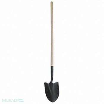 WESTWARD Round Point Shovel 48 In.Handle 14 ga., 4LVT2