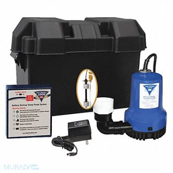 PHCC PRO SERIES Back-up Pump 12VDC Float 1-1/4 NPT, 4NE46